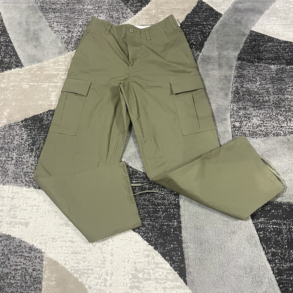 Nike SB Kearny Skate Cargo Pant Men 30x32 Green Loose Fit Stretch FQ0495-222 NEW
